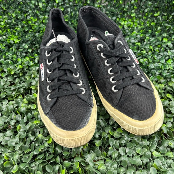 SUPERGA CLASSIC CANVAS SNEAKERS/WEDGE SHOES SIZE 8 - Picture 4 of 8